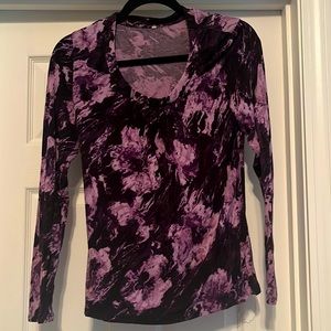 Multi purple long sleeve